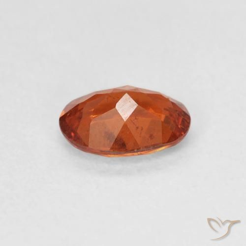 Granato spessartite Arancio caldo naturale da 0.82 ct, Ovale, SI