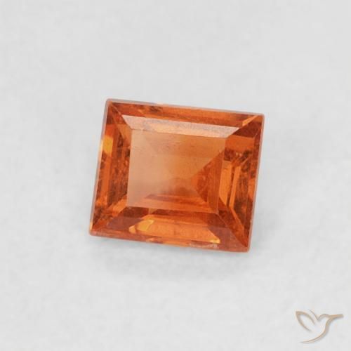 Granato spessartite Arancio Medio naturale da 0.29 ct, Taglio a baguette, SI