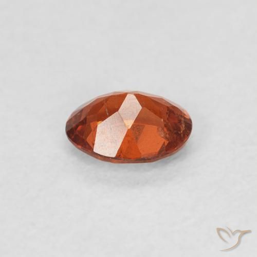 Granato spessartite Arancia Fuoco naturale da 0.33 ct, Ovale, SI