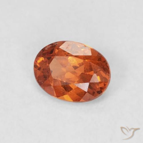 Granato spessartite Arancio Medio naturale da 0.39 ct, Ovale, SI