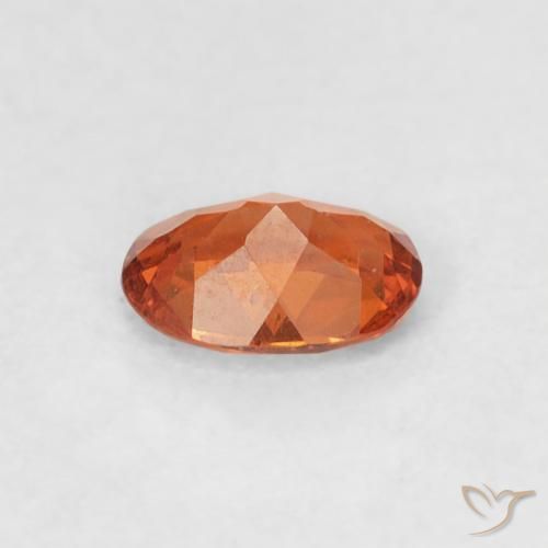 Granato spessartite Arancio Medio naturale da 0.39 ct, Ovale, SI