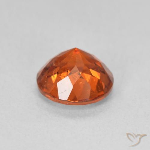 Granato spessartite Arancione rossastra naturale da 1.85 ct, Rotondo, SI