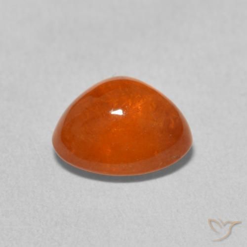 Granato spessartite Arancio Medio naturale da 3.14 ct, Forma a pera, Trasparente