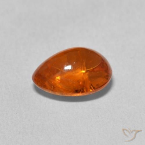 Granato spessartite Arancia Fuoco naturale da 2.39 ct, Forma a pera, Trasparente