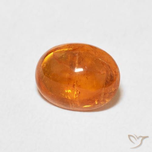 Granato spessartite Arancio Medio naturale da 2.20 ct, Ovale, Trasparente