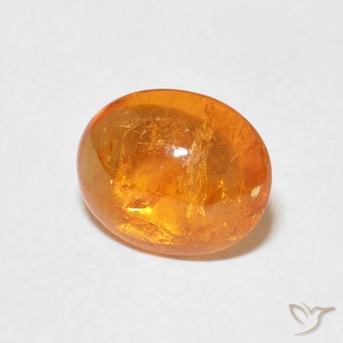 Granato spessartite Arancione Ambra naturale da 2.62 ct, Ovale, Trasparente