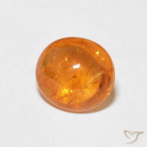 Granato spessartite Arancio Medio naturale da 2.37 ct, Ovale, Trasparente