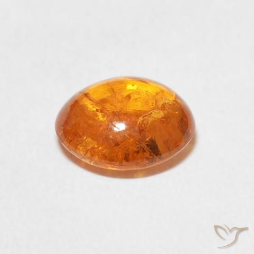 Granato spessartite Arancio Medio naturale da 2.37 ct, Ovale, Trasparente