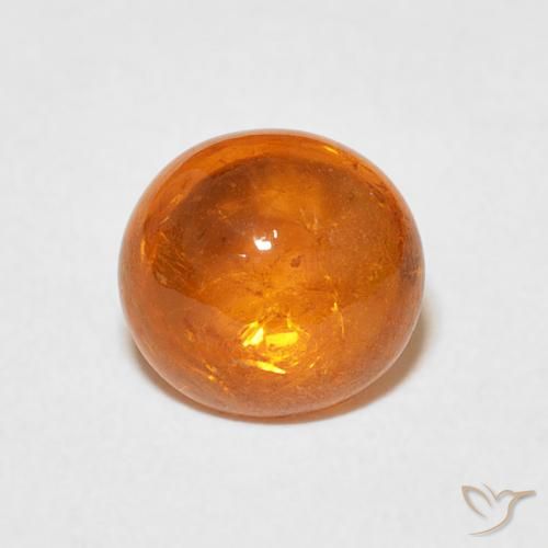 2.48ct Naturale Arancio Medio Granato spessartite, Ovale, Trasparente