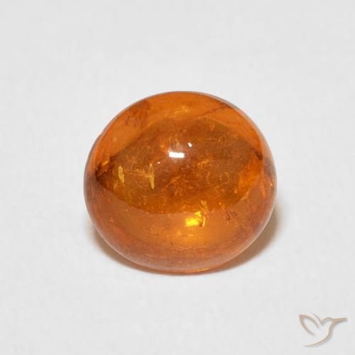 2.10ct Naturale Arancia Fuoco Granato spessartite, Ovale, Trasparente