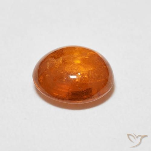 Granato spessartite Arancia Fuoco naturale da 2.10 ct, Ovale, Trasparente