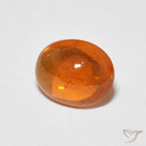 Granato spessartite Arancione Ambra naturale da 2.23 ct, Ovale, Trasparente