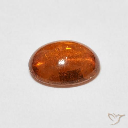 Granato spessartite Arancione Ambra naturale da 2.23 ct, Ovale, Trasparente
