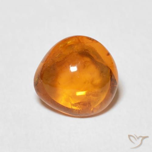 1.70ct Naturale Arancione rossastra Granato spessartite, Forma a pera, Trasparente