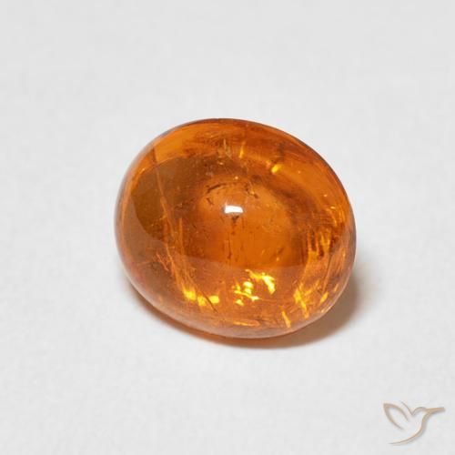 Granato spessartite Arancio Medio naturale da 2.11 ct, Ovale, Trasparente