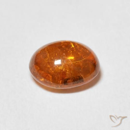 Granato spessartite Arancio Medio naturale da 2.11 ct, Ovale, Trasparente