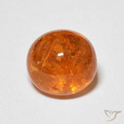 3.98ct Naturale Arancio Medio Granato spessartite, Ovale, Trasparente