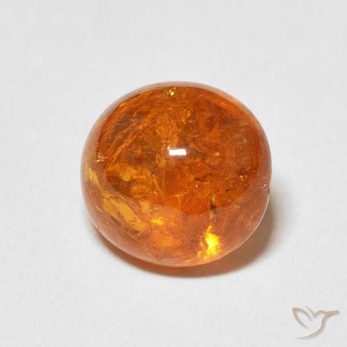 Granato spessartite Arancio Medio naturale da 3.98 ct, Ovale, Trasparente