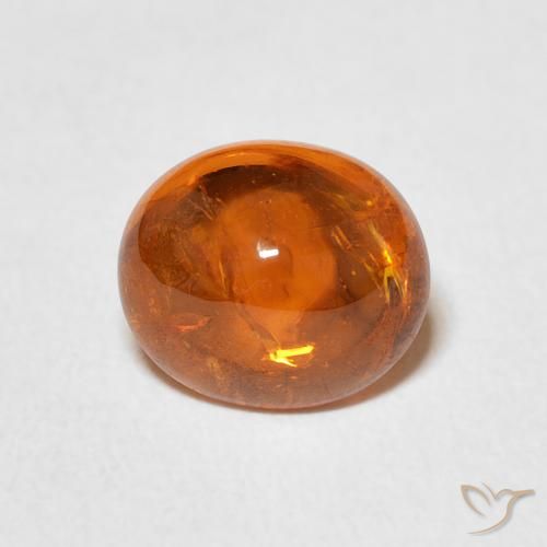 2.59ct Naturale Arancio Medio Granato spessartite, Ovale, Trasparente