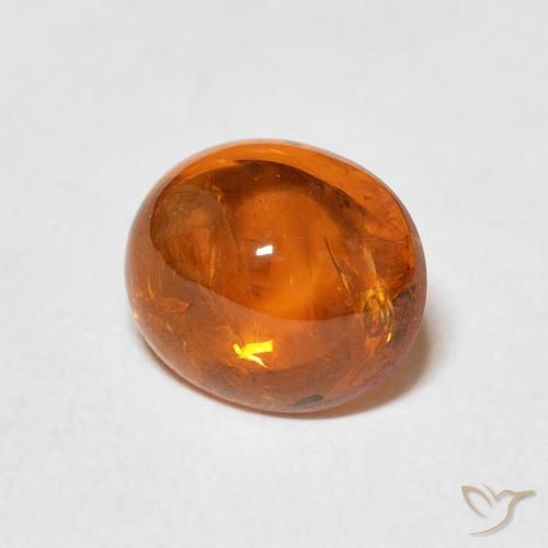 Granato spessartite Arancio Medio naturale da 2.59 ct, Ovale, Trasparente