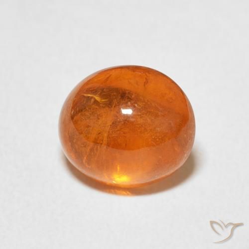 2.84ct Naturale Arancio Medio Granato spessartite, Ovale, Trasparente