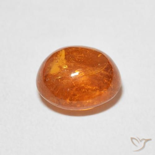 Granato spessartite Arancio Medio naturale da 2.93 ct, Ovale, Trasparente