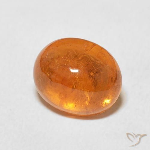 Granato spessartite Arancio Medio naturale da 2.82 ct, Ovale, Trasparente