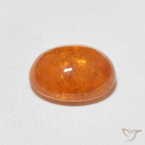 Granato spessartite Arancio Medio naturale da 2.82 ct, Ovale, Trasparente