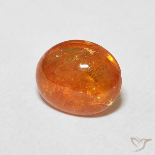 Granato spessartite Arancio Medio naturale da 1.91 ct, Ovale, Trasparente