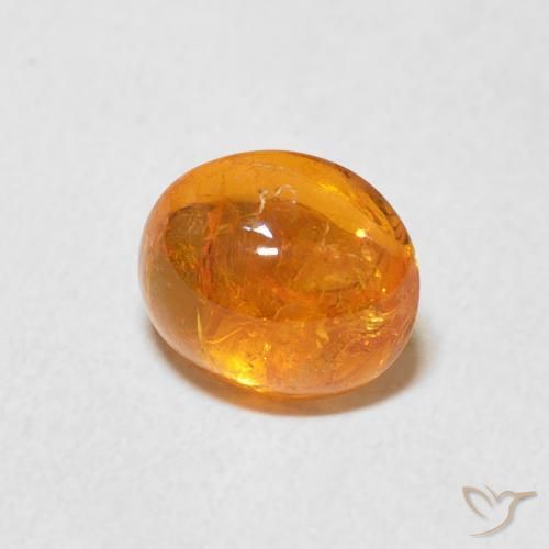 Granato spessartite Arancione Ambra naturale da 1.80 ct, Ovale, Trasparente