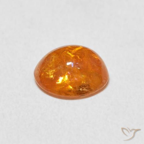 Granato spessartite Arancione Ambra naturale da 1.80 ct, Ovale, Trasparente