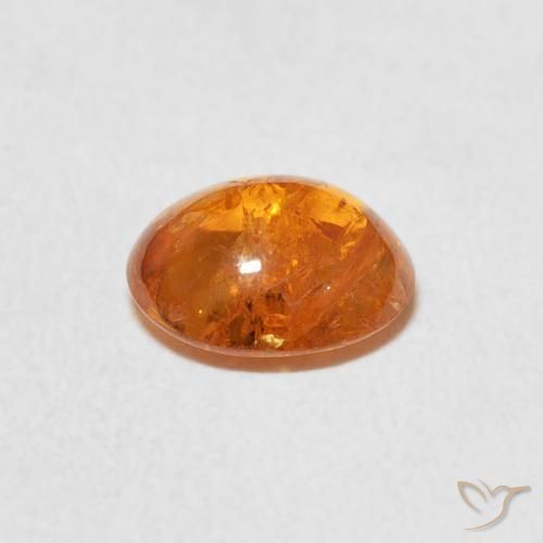 Granato spessartite Arancione Ambra naturale da 1.76 ct, Ovale, Trasparente