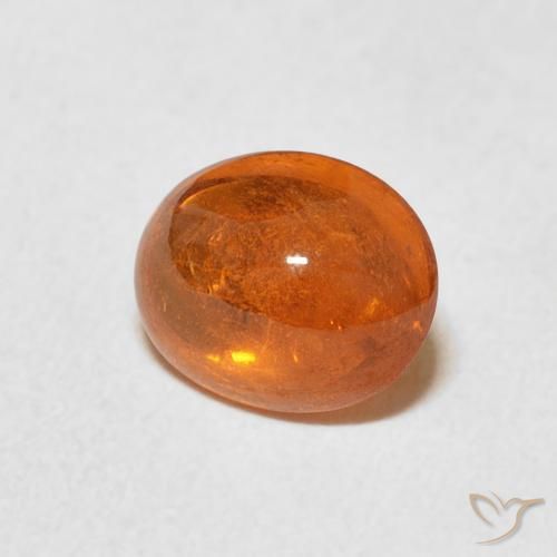 Granato spessartite Arancio Medio naturale da 2.37 ct, Ovale, Trasparente