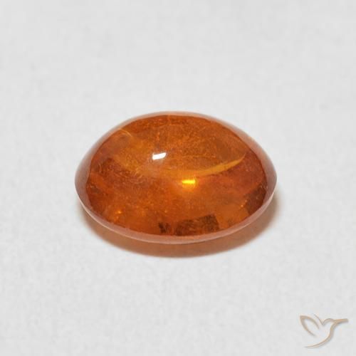 Granato spessartite Arancio Medio naturale da 2.37 ct, Ovale, Trasparente