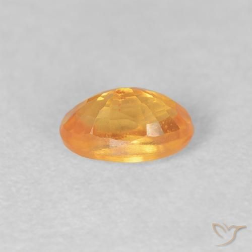 Granato spessartite Arancio Intenso naturale da 0.43 ct, Ovale, VS