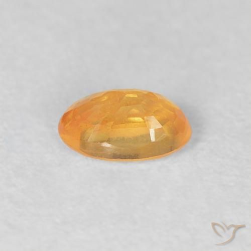 Granato spessartite Arancio Intenso naturale da 0.36 ct, Ovale, VS