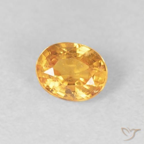 Granato spessartite Arancio Medio naturale da 0.51 ct, Ovale, VS
