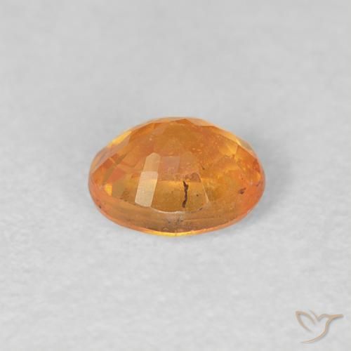 Granato spessartite Arancio Intenso naturale da 0.56 ct, Ovale, VS