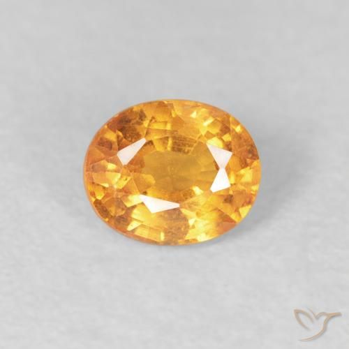 Granato spessartite Arancio Medio naturale da 0.55 ct, Ovale, VS