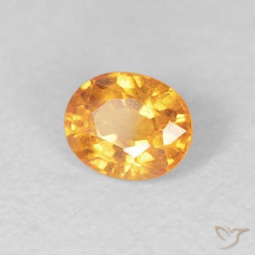 Granato spessartite Arancio Medio naturale da 0.55 ct, Ovale, VS