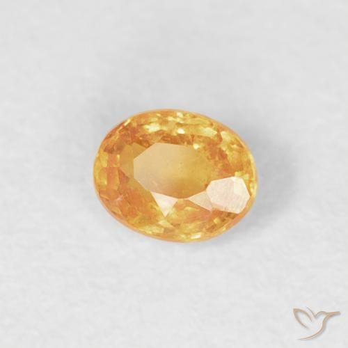 Granato spessartite Arancio Medio naturale da 0.20 ct, Ovale, VS-SI