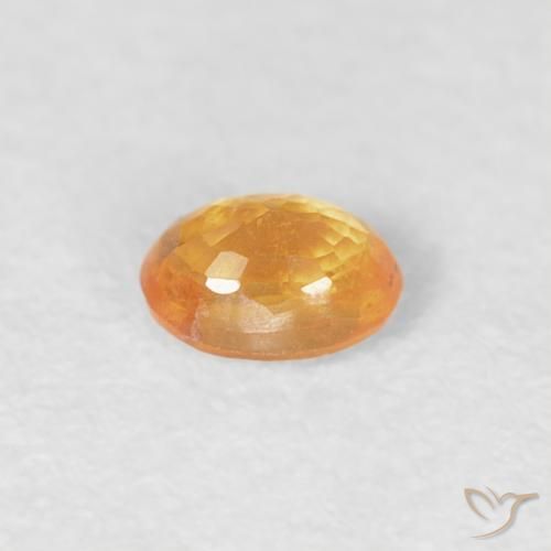 Granato spessartite Arancio Medio naturale da 0.20 ct, Ovale, VS-SI