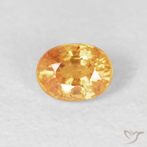 0.29ct Naturale Arancio Medio Granato spessartite, Ovale, VS-SI