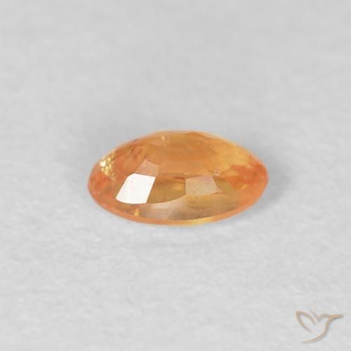 Granato spessartite Arancione brillante naturale da 0.28 ct, Ovale, VS-SI