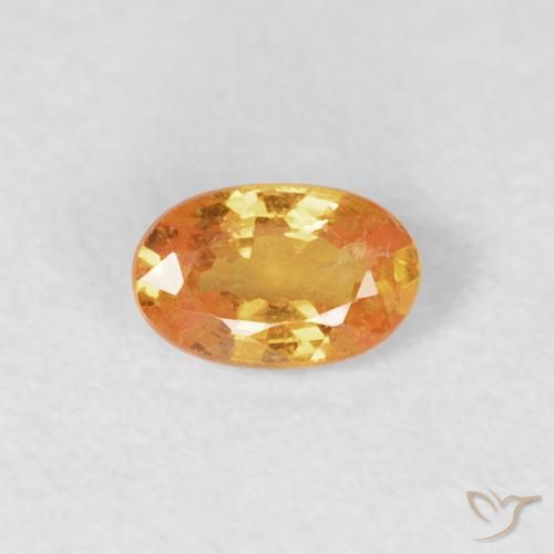 0.29ct Naturale Arancio Medio Granato spessartite, Ovale, VS-SI
