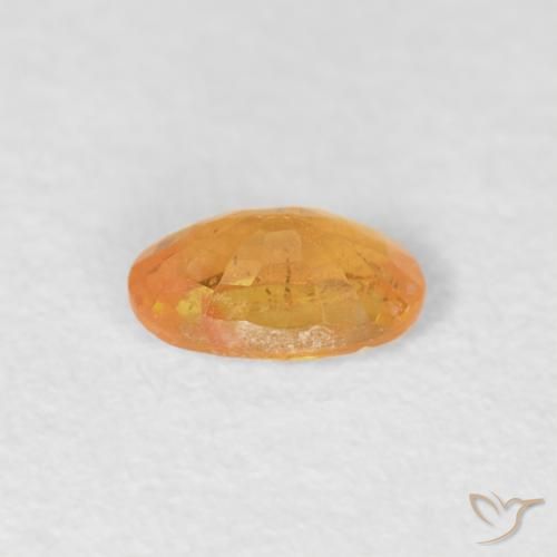 Granato spessartite Arancio Intenso naturale da 0.33 ct, Ovale, VS-SI
