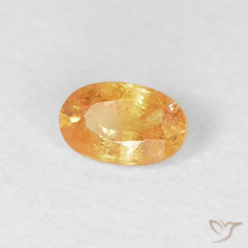 Granato spessartite Arancio Medio naturale da 0.32 ct, Ovale, VS-SI