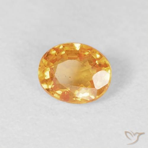Granato spessartite Arancio Medio naturale da 0.43 ct, Ovale, VS-SI