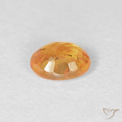 Granato spessartite Arancio Medio naturale da 0.43 ct, Ovale, VS-SI