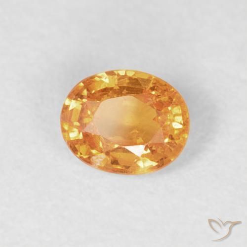 Granato spessartite Arancio Medio naturale da 0.41 ct, Ovale, VS-SI